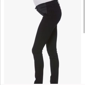 Paige black verdugo ultra skinny maternity jeans